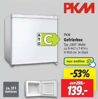 Lidl PKM Gefrierbox Angebot