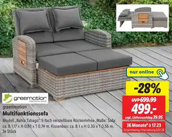 Lidl greenmotion Multifunktionssofa Angebot