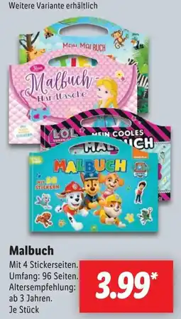 Lidl Malbuch Angebot