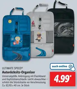 Lidl ULTIMATE SPEED Autorücksitz-Organizer Angebot