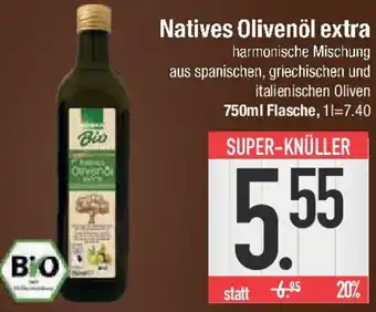 E-Center Edeka Bio Natives Olivenöl extra Angebot