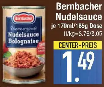 E-Center Bernbacher Nudelsauce Angebot