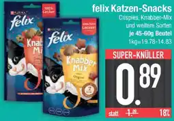 E-Center felix Katzen-Snacks Angebot