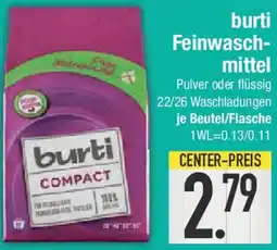 E-Center burti Feinwaschmittel Angebot