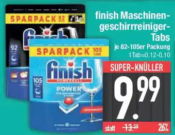 E-Center finish Maschinengeschirrreiniger Tabs Angebot