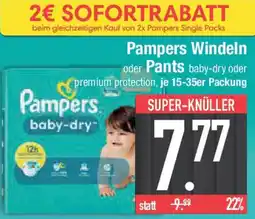 E-Center Pampers Windeln oder Pants Angebot