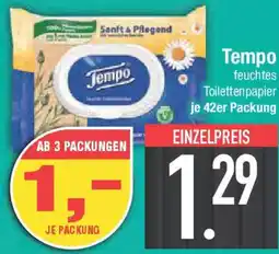 E-Center Tempo feuchtes Toilettenpapier Angebot