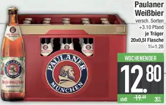 E-Center Paulaner Weißbier Angebot