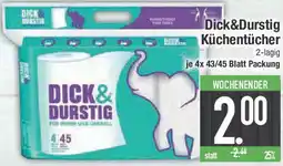 E-Center Dick&Durstig Küchentücher Angebot