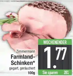 E-Center Zimmermann Farmland Schinken Angebot