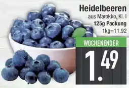 E-Center Heidelbeeren Angebot