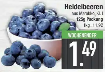 E-Center Heidelbeeren Angebot