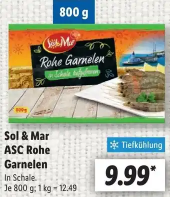 Lidl Sol & Mar ASC Rohe Garnelen Angebot