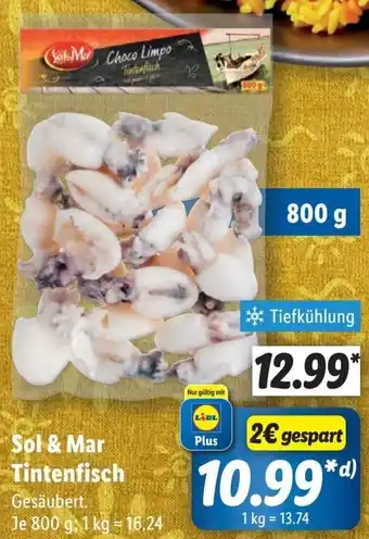 Lidl Sol & Mar Tintenfisch Angebot