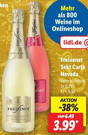 Lidl Freixenet Sekt Carta Nevada Angebot