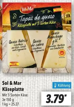 Lidl Sol & Mar Käseplatte Angebot