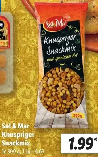 Lidl Sol & Mar Knuspriger Snackmix Angebot