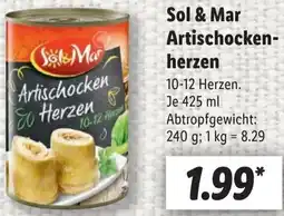 Lidl Sol & Mar Artischockenherzen Angebot