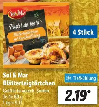 Lidl Sol & Mar Blätterteigtörtchen Angebot