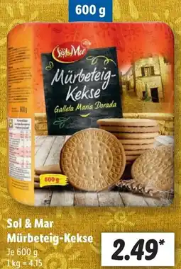 Lidl Sol & Mar Mürbeteig-Kekse Angebot