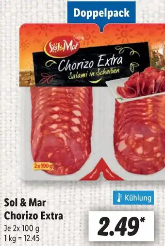 Lidl Sol & Mar Chorizo Extra Angebot