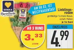 E-Center EDEKA Herzstücke Lieblingsrosen Angebot