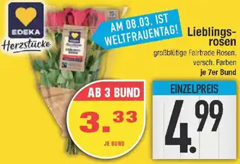 E-Center EDEKA Herzstücke Lieblingsrosen Angebot