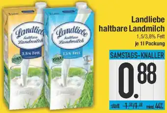 E-Center Landliebe haltbare Landmilch Angebot