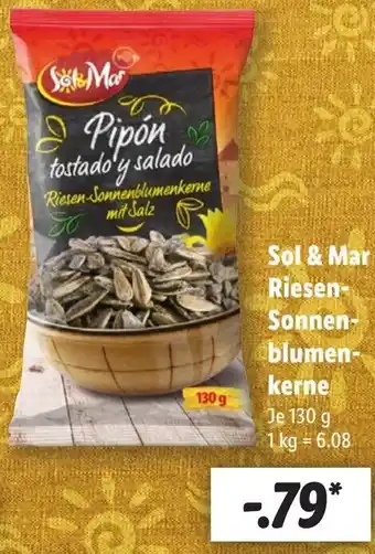 Lidl Sol & Mar Riesen Sonnenblumenkerne Angebot