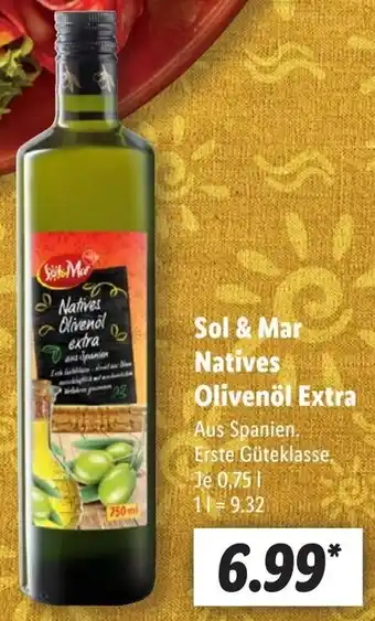 Lidl Sol & Mar Natives Olivenöl Extra Angebot