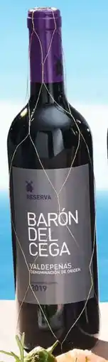 Lidl Barón del Cega Valdepenas DO Reserva trocken, Rotwein 2019 Angebot