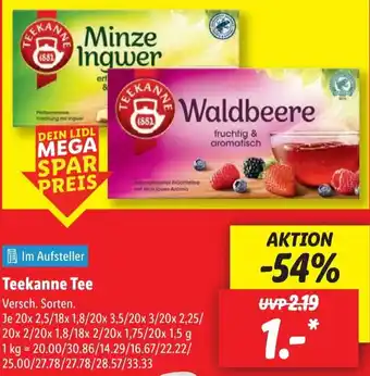 Lidl Teekanne Tee Angebot