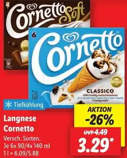 Lidl Langnese Cornetto Angebot