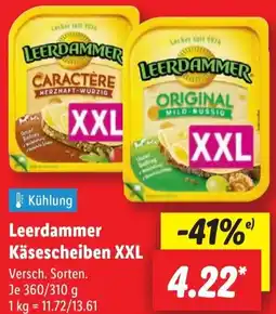 Lidl Leerdammer Käsescheiben XXL Angebot