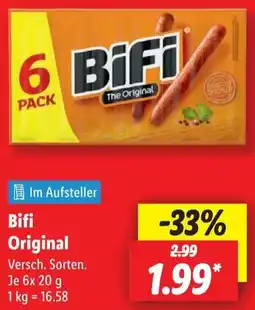 Lidl Bifi Original Angebot