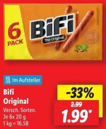 Lidl Bifi Original Angebot