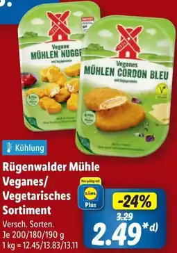 Lidl Rügenwalder Mühle Veganes/ Vegetarisches Sortiment Angebot