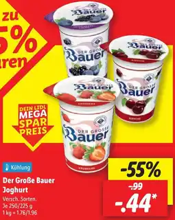 Lidl Der Große Bauer Joghurt Angebot