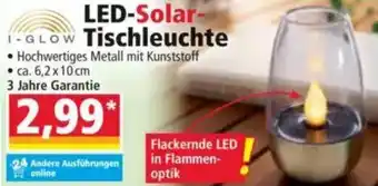 Norma I-GLOW LED-Solar Tischleuchte Angebot