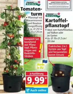 Norma Powertec Garden Tomatenturm oder Kartoffelpflanztopf Angebot