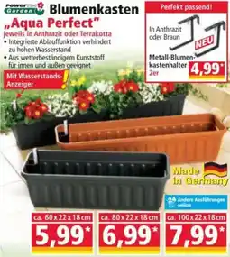 Norma Powertec Garden Blumenkasten ,,Aqua Perfect" Angebot