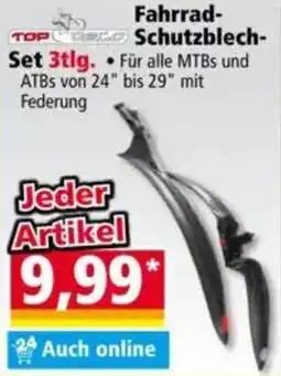 Norma Fahrrad Schutzblech Set 3tlg. Angebot