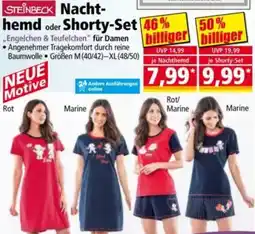 Norma STEINBECK Nachthemd oder Shorty-Set Angebot