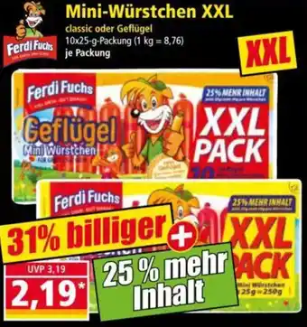 Norma Ferdi Fuchs Mini-Würstchen XXL Angebot