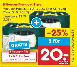 Netto Marken-Discount Bitburger Premium Biere Angebot