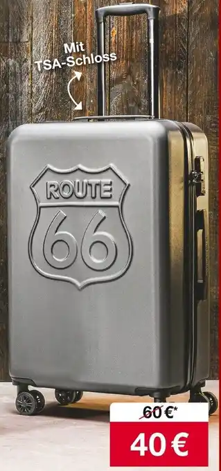 Woolworth ROUTE 66 Hartschalenkoffer Angebot