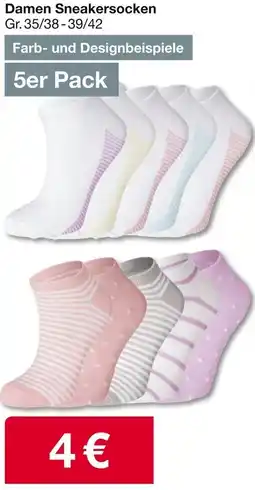 Woolworth Damen Sneakersocken Angebot