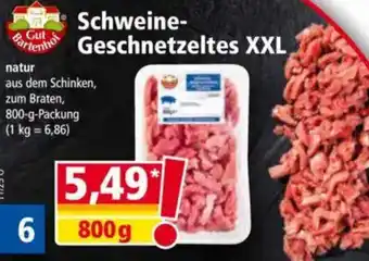 Norma Gut Bartenhof Schweine Geschnetzeltes XXL Angebot