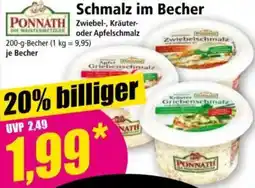 Norma PONNATH Schmalz im Becher Angebot