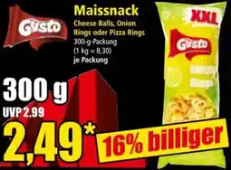 Norma Gusto Maissnack Angebot